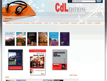 Tablet Screenshot of cdleditions.com